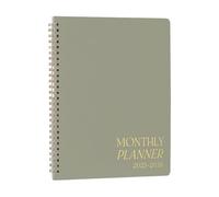 Monthly Planner - Modern To Do Listt Notebook | Smooth Journal | Daily Journal for Tasks Checklist Family Student Teacher Use | Flexible Cover Notes Pages