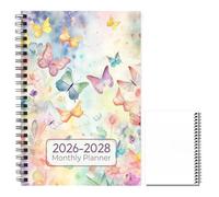 Monthly Planner | Planner with Things List for the 2006-2008 Period, Three Year Floral Planner | for Students, Teachers, Children, Teens, Adults, Classmates,
