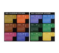 Monthly Planner Tabs, Adhesive Index Tabs, Calendar 2025, Program 12 Divider Labels, for Journal, School, Office, Work University, Teacher Student