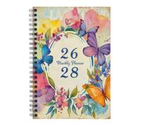 Monthly Planner - Three-Year Planner 2026-2028, A5 Diary with Things List, Floral Notebook 100 Pages, Personal Productivity Register | for Students Teachers Family
