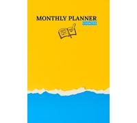 Monthly Planner Undated: A Vibrant And Inspiring 6x9 Organizer Designed To Help You Organize Tasks, Map Out Ideas, Set Meaningful Goals, And Stay ... And Anyone Ready To Plan With Purpose