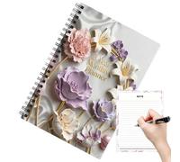 Monthly Planner with Activity | Planner for Lists from 2006 to 2008 - Floral Diary of Three Years, for Students Children Young Adults Classmates Family