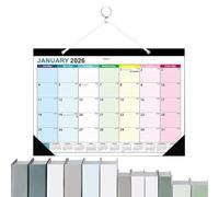 Monthly Planning Card: Spacious Dates, Clear and Readable Typography, Lightweight Hanging Structure, Stylish Interior Accent Element | for Teachers Students Leadership