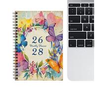 Monthly Planning Notebook, 2026-2028 Task List Planner - Three-Year Quarterly Planning Book | for Students Teachers Young Teenagers Adults Comrades Family