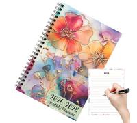Monthly Planning Notebook | Daily Diary for 2026-2028 in Book Form - 3 Year Monthly Diary - For Students Teachers Young Teenagers Adults School Friends And