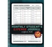 Monthly Student's Expense Journal: The 8-Year Budgeting for Students & Money Expenses 8 Annually Summary Included!