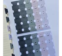 Monthly Tabs Adhesive Tabs Designer Accessories for Office Study Planners Organizations (Forest)