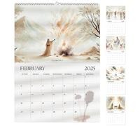 Monthly Wall Calendar,2026 Photo Annual Calendar | Wall Decoration Hangable Planner for Daily Planning Desk Workplace School Dorm Family Meeting Classroom