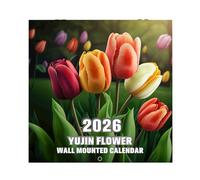 Monthly Wall Calendar | Art Calendar with Monthly Scenes Illustrations, Funny and Cute Design on Paper for Classroom, Kitchen, Apartment, Dorm, Family, Bedroom, College, My