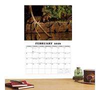 Monthly Wall Calendar - English Schedule Planner - Wall Mount Month Calendar,for Students Kids Teens Adults Teachers Friends Classroom Dining Room