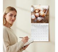 Monthly Wall Calendar - Schedule Management Funny - Whole Year Wall Monthly Calendar,for Bedroom Dining Living Study Room Students Kids Teens Adults Teachers Friends