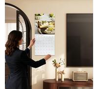 Monthly Wall Calendar | Schedule Management Planner | Whole Year Wall Monthly Calendar | for Bedroom Dining Living Study Room Students Kids Teens Adults Teachers Friends