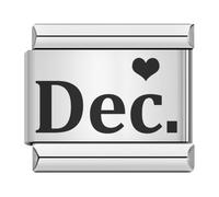 Months Dates Charms fits all Classic 9mm Italian Style Charms - UK Stock (7 July)