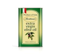 Montinaro Italian Extra Virgin Olive Oil - 3 Liter (101 fl oz) Tin - Cold-Pressed EVOO from Puglia, Italy - Coratina Monovarietal, Rich & Peppery - Best Value Large Size - Non-GMO, Vegan