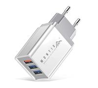 Montis 6477112 MT009 Mains Charger 1xUSB 3.0 QC+ 2xUSB 2.4A