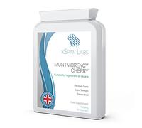 Montmorency Cherry - 90 Capsules - 1500mg per Capsule of High Strength Freeze Dried 10:1 Cherry Extract Supplement with Natural Vitamin A, C, B6 and E for Immune System Support