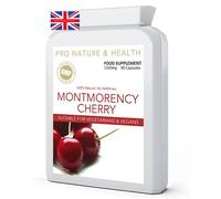 Montmorency Cherry Capsules | 1500mg x 90 Tart Cherry Capsules | 100% Natural | High Strength Cherry Supplement | Made in the UK | Vegan & Gluten-Free