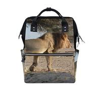 MONTOJ African Animal Lion canvas Travel bag Campus Backpack
