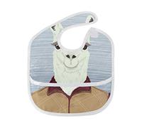 MONTOJ Alpaca Pattern Baby Girl Drool Bibs for Drooling and Teething Baby Boy Teething Bibs for 6-24 Months