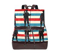 MONTOJ American Soldier With Flag Day Pack Packsack Backpack