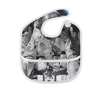 MONTOJ Astronaut Animal Cat Baby Girl Drool Bibs for Drooling and Teething Baby Boy Teething Bibs for 6-24 Months