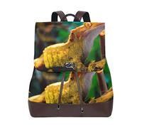 MONTOJ Awesome Reptile Gecko Lizard leather Travel bag Campus Backpack