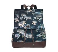 MONTOJ Beautiful Jellyfish leather Travel bag Campus Backpack