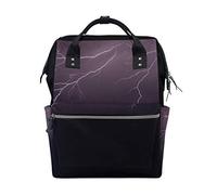 MONTOJ Beautiful Night Lightning canvas Travel bag Campus Backpack