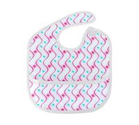 MONTOJ Beautiful Textures Baby Boy Baby Girl Teething Bibs Feeder Bib for 6-24 Months Waterproof, Washable