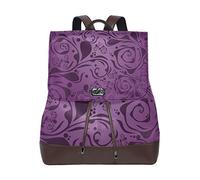 MONTOJ Beautiful Yellow Floral Flower Roses leather Travel bag Campus Backpack