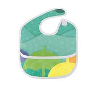 MONTOJ Colorful Umbrella Baby Girl Drool Bibs for Drooling and Teething Baby Boy Teething Bibs for 6-24 Months