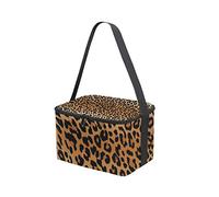 MONTOJ Cool Leopard Pattern Insulated Lunch Box Cooler Bag