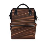MONTOJ Delicious Creamy Silk Chocolate canvas Travel bag Campus Backpack