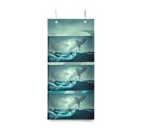 MONTOJ Escape from Shark Door Organizer for Room Bathroom