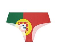 MONTOJ Flag of Portugal Women's Invisible Seamless Underwear Half Back Coverage Panties
