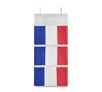 MONTOJ French Flag Door Organizer for Room Bathroom