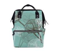 MONTOJ Hand Drawing Big Petal Flowers Pattern canvas Travel bag Campus Backpack