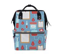 MONTOJ Hospital Blood Transfusion canvas Travel bag Campus Backpack