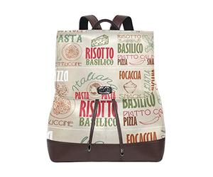 MONTOJ Italy Gourmet Art Day Pack Packsack Backpack