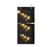 MONTOJ Lit Lamp Door Organizer for Room Bathroom