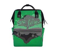 MONTOJ Lonely Tree Canvas Backpack Travel Campus Backpack