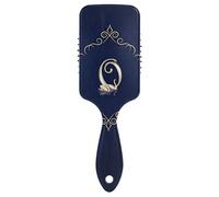 MONTOJ Professional Hair Brush Letter O with Cushion Base Air Vent Set Inside with Special Nylon Smooth Comb Teeth