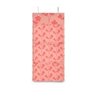 MONTOJ Red Tiny Flowers Background Door Organizer for Room Bathroom