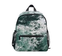 MONTOJ Roaring Sea Waves Bookbag Travel bag Packable School Daypack