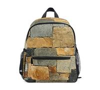 MONTOJ Rock Stones Wall Bookbag Travel bag Packable School Daypack