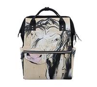 MONTOJ Suffolk Hereford Canvas Backpack Travel Campus Backpack