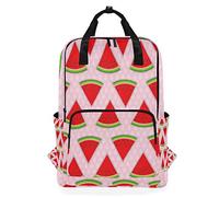MONTOJ Travel Backpack Abstract Natural Summer Background With Watermelon School Backpack
