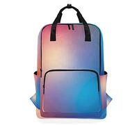 MONTOJ Travel Backpack Abstract Neon Light Background School Backpack