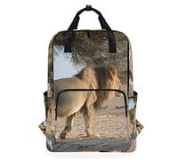 MONTOJ Travel Backpack African Animal Lion School Backpack