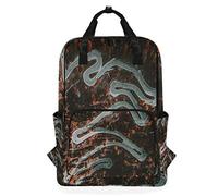MONTOJ Travel Backpack Amazing Zigzag Mountain Road School Backpack